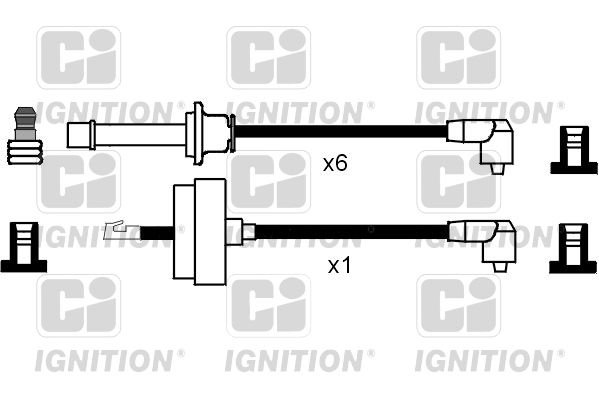 QUINTON HAZELL Комплект проводов зажигания XC550